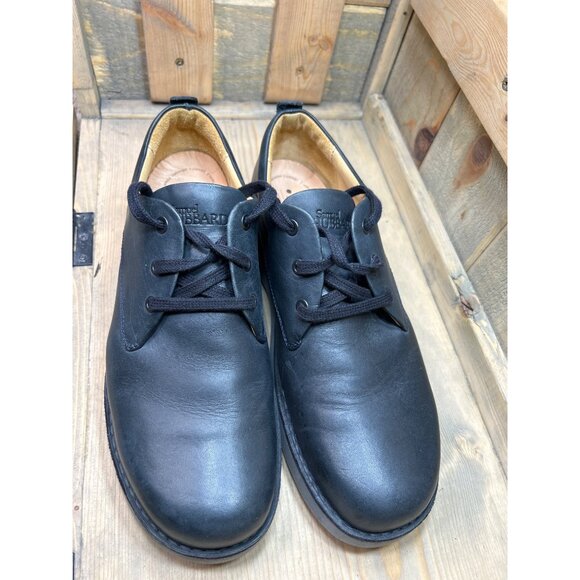 US10.5 Samuel Hubbard 5014 Navy Dark Blue Leather Dress Shoes Oxfords Vibram main image 7